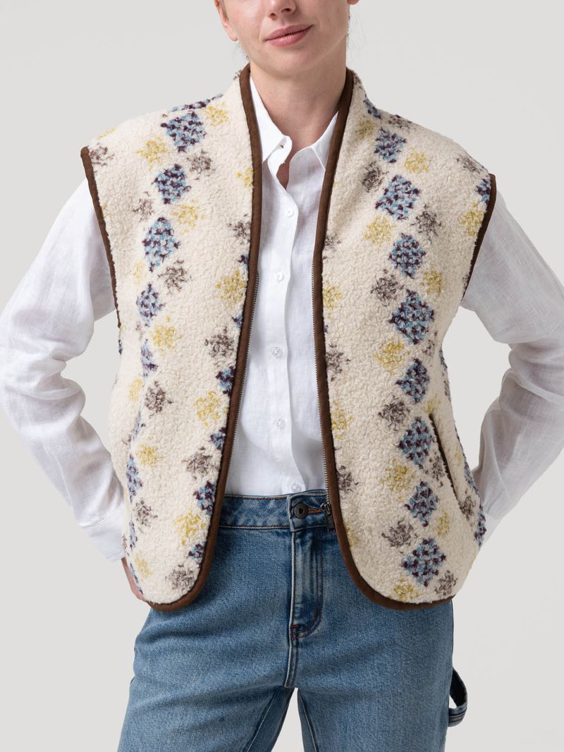 Polar Lana Mujer Gerbera Beige Rockford