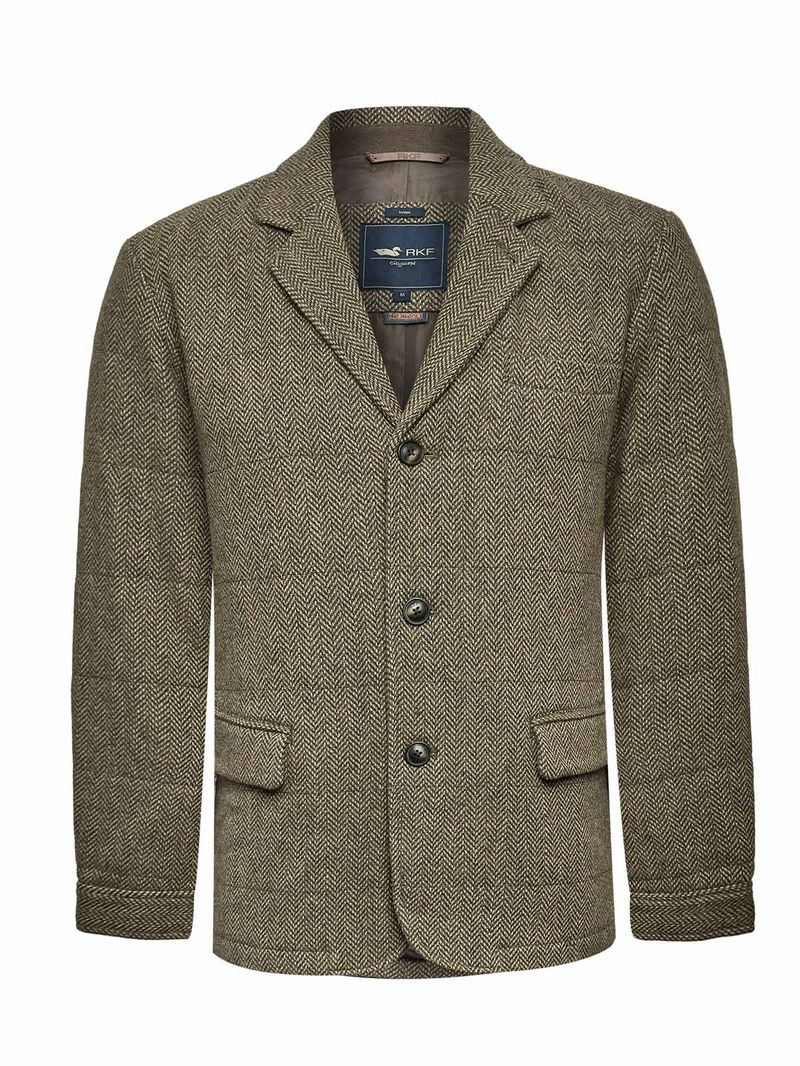 Chaqueta Lana Hombre Lewis Azul Rockford