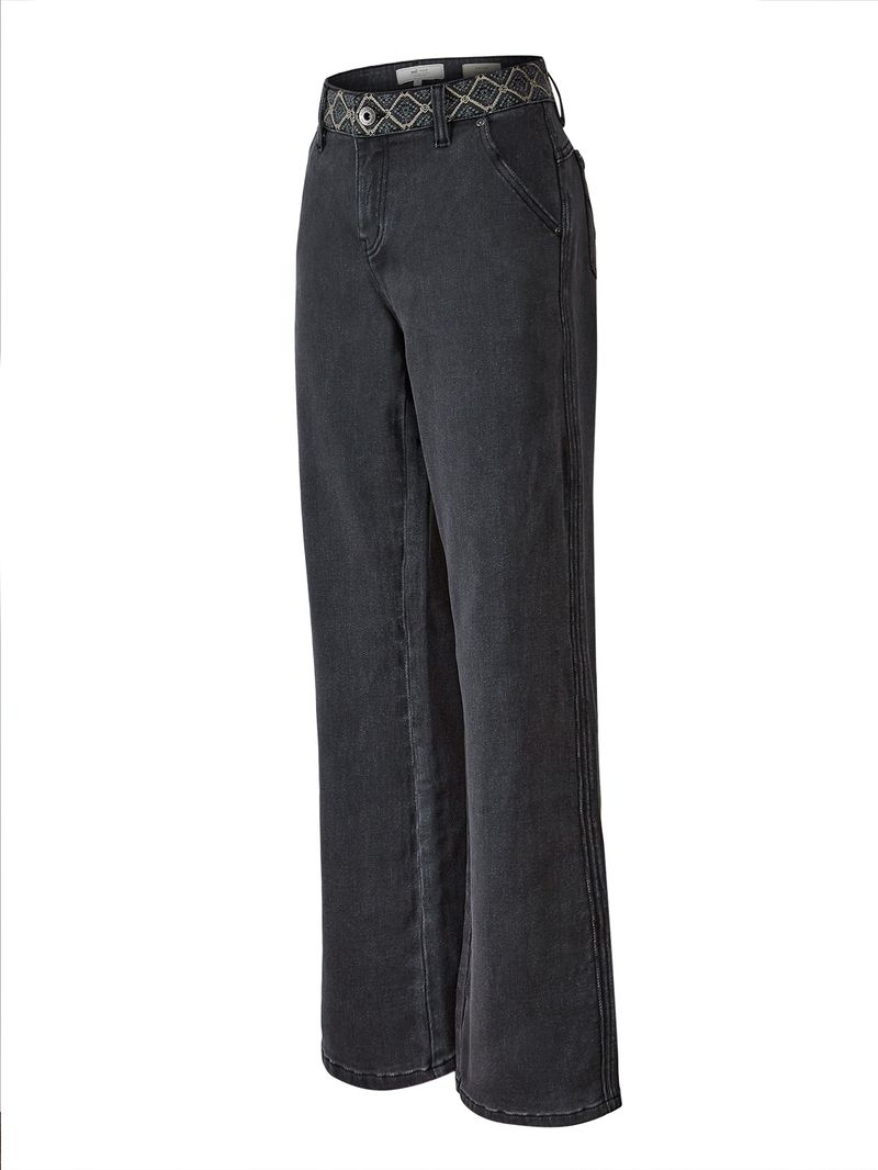 Jeans Algodón Mujer Eclipse Gris Rockford