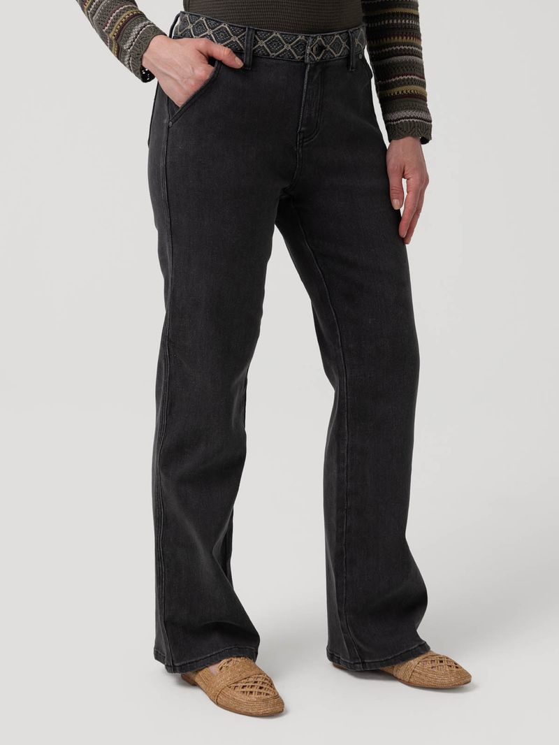 Jeans Algodón Mujer Eclipse Gris Rockford