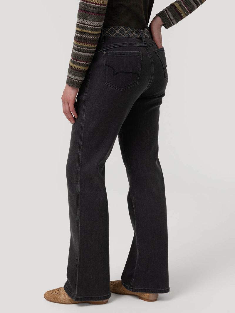 Jeans Algodón Mujer Eclipse Gris Rockford