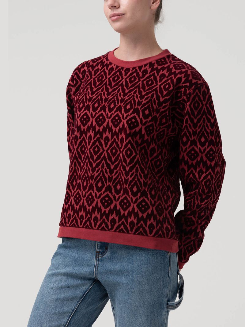 Polerón Algodón Orgánico Mujer North Café Rockford