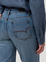 Jeans Algodón Mujer Fitz Azul Rockford