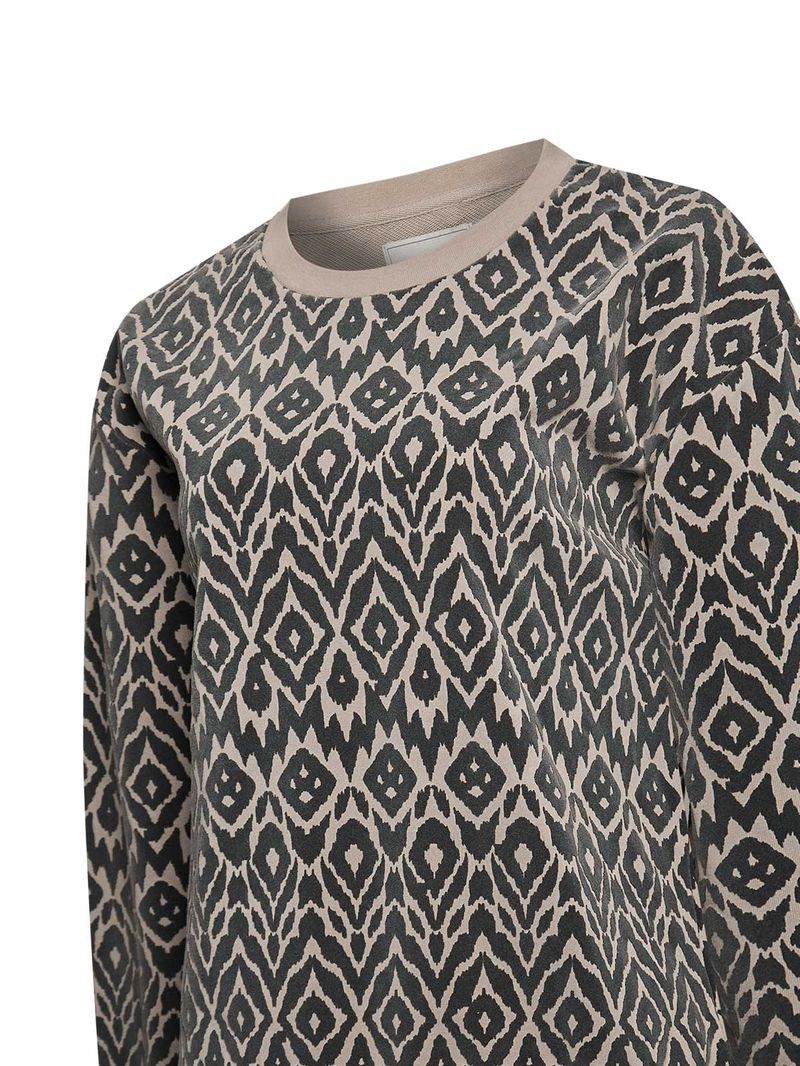 Polerón Algodón Orgánico Mujer North Gris Rockford