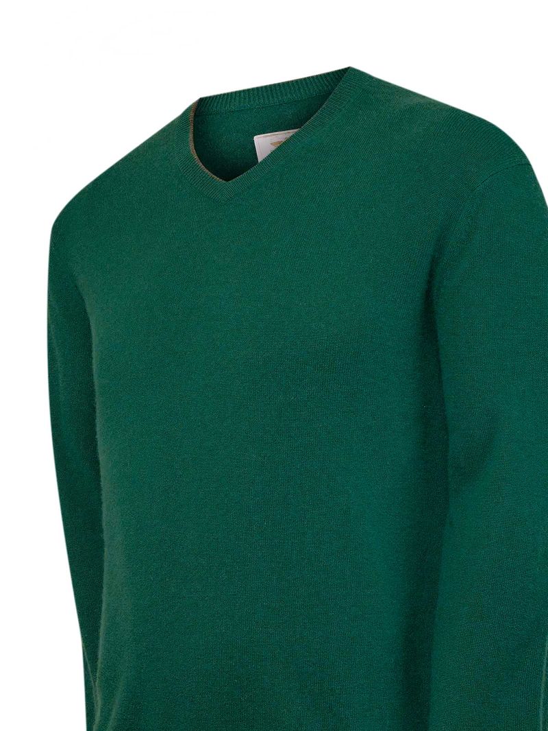 Sweater Cashemira Hombre Cash V Verde Rockford