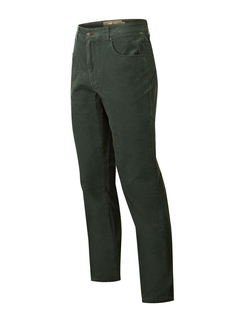 Pantalón Algodón Hombre Corduroy Verde Rockford