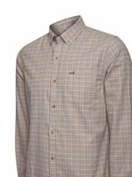 Camisa Algodón Orgánico Hombre Viyella Café Rockford