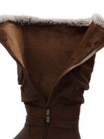 Bota Mujer Luz Café Azaleia