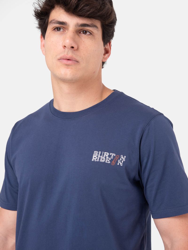 Polera M/C Hombre Disrupt Azul Burton