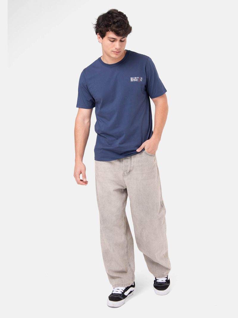 Polera M/C Hombre Disrupt Azul Burton