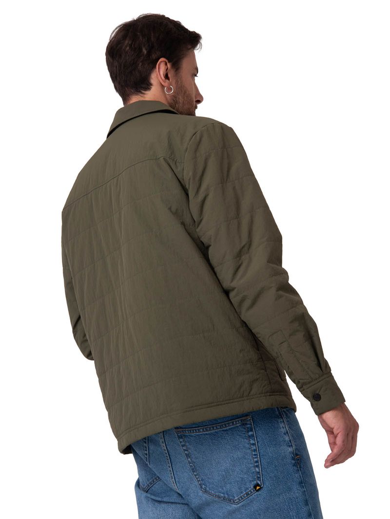 Chaqueta Manga Larga Hombre Work Jacket Verde Cat