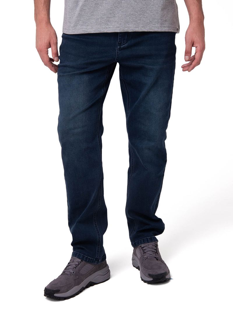 Jeans Slim Hombre Triblend Stretch Azul Oscuro Cat