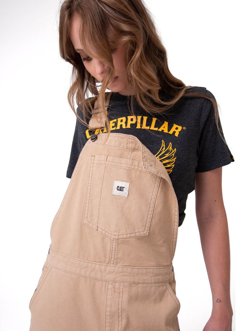 Jardinera Mujer Canvas Heritage Beige Cat