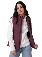 Parka Sin Mangas Mujer Mediumweight Burdeo CAT