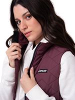 Parka Sin Mangas Mujer Mediumweight Burdeo CAT