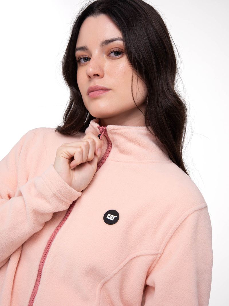 Polar Mujer Microfleece Full Zip Rosa CAT