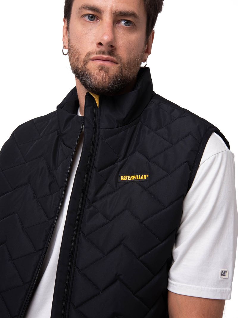 Parka Sin Mangas Hombre Mediumweight Insulated Negro Cat