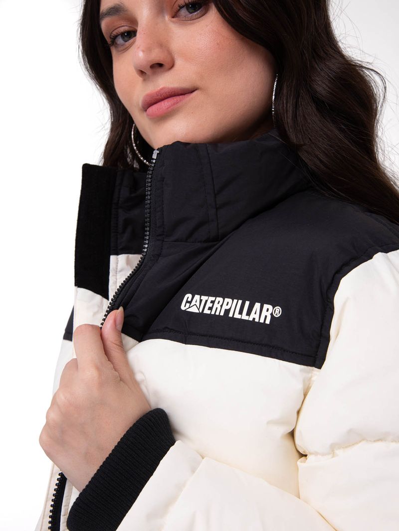 Parka Manga Larga Mujer Heavyweight Insulation Blanco CAT