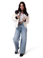 Parka Manga Larga Mujer Heavyweight Insulation Blanco CAT