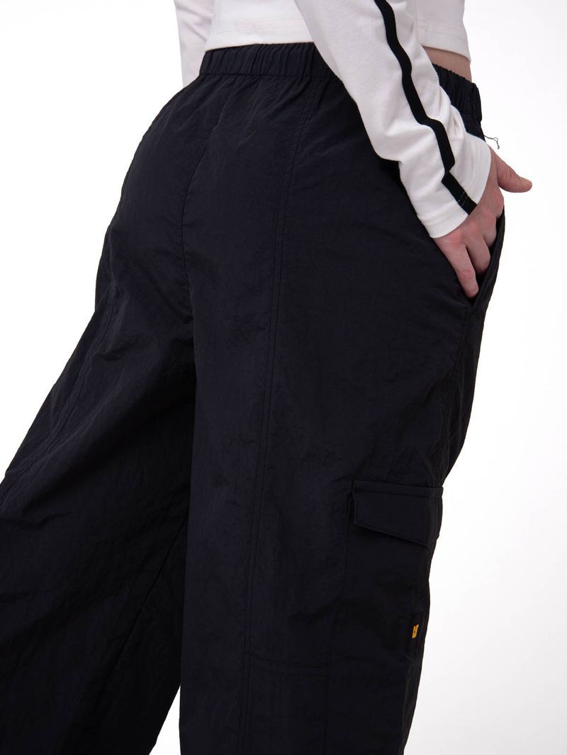Pantalón Mujer Pull-On Cargo Negro Cat