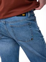 Jeans Rectos Mujer Confort Azul Cat