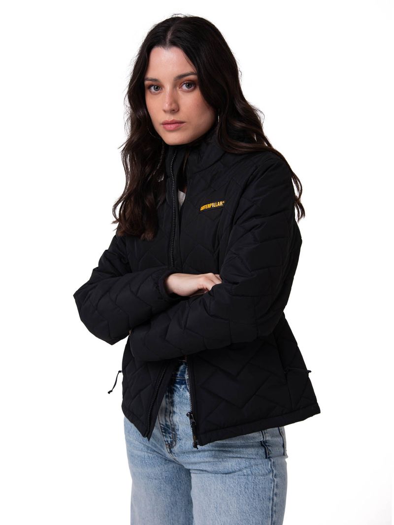 Parka Manga Larga Mujer Mediumweight Insulation Negro CAT