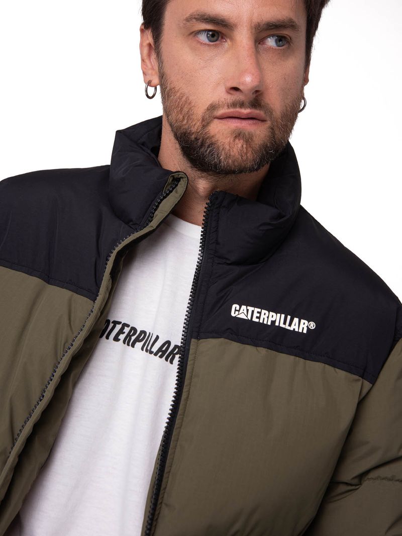 Parka Manga Larga Hombre Heavyweight Insulation Verde CAT