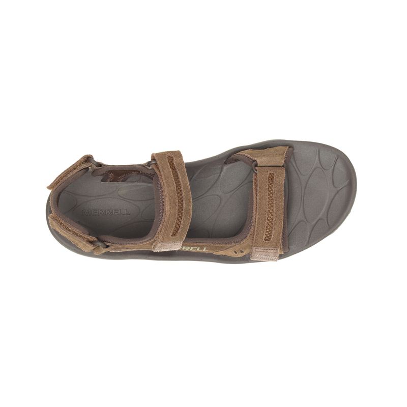 Sandalia Hombre Huntington Leather Convert Café Merrell