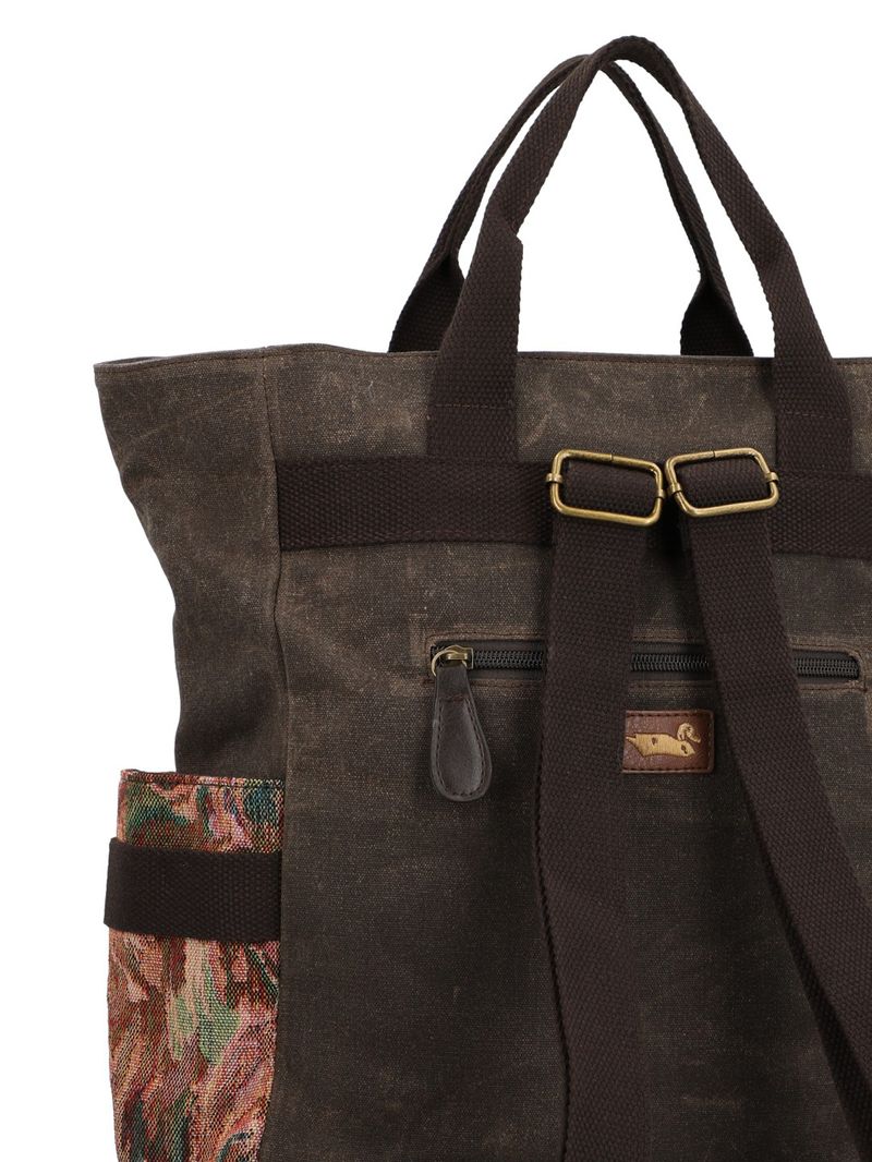 Mochila Textil Mujer Itzel Back Café Rockford