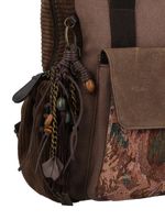 Mochila Textil Mujer Kawes Back Café Rockford