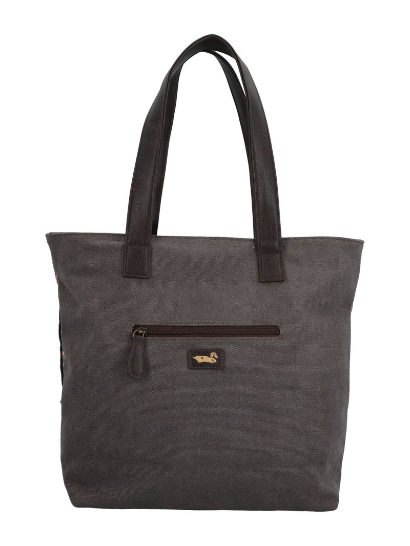 Cartera Textil Mujer Fauii Tote Gris Rockford