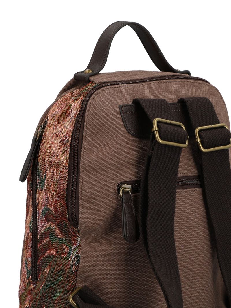 Mochila Textil Mujer Joint Back Café Rockford