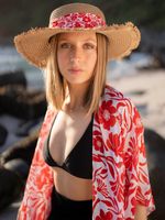 Gorro Mujer Az Hat Roses Café Azaleia