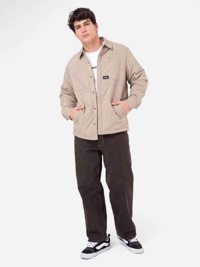 Chaqueta Hombre Quilted Beige Burton
