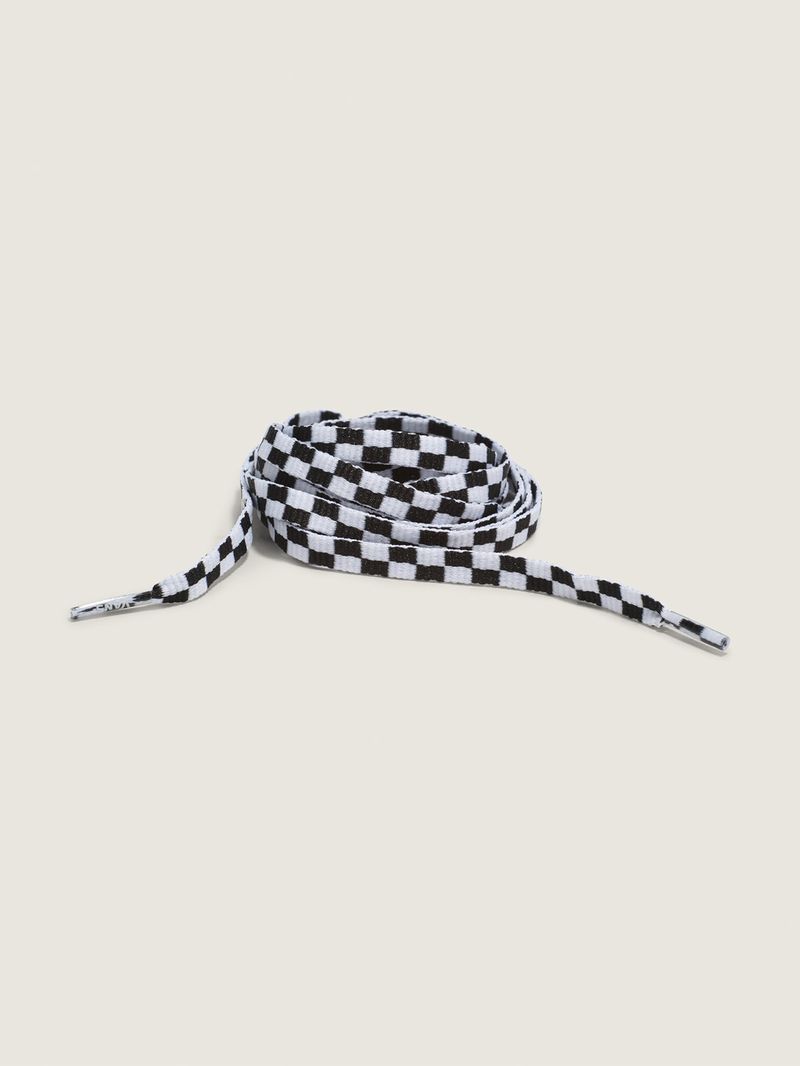 Cordones Checkerboard 91 cm Black White