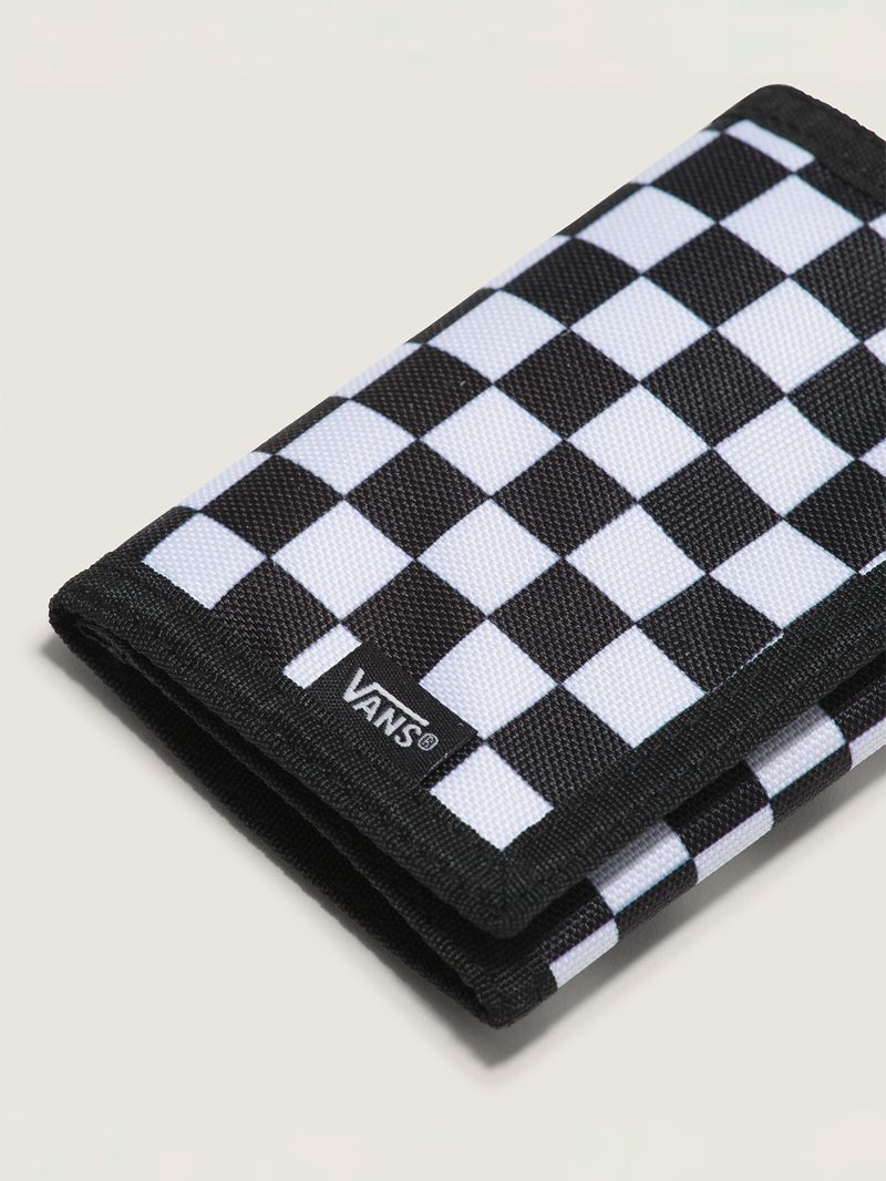 Billetera Slipped Black-White Check