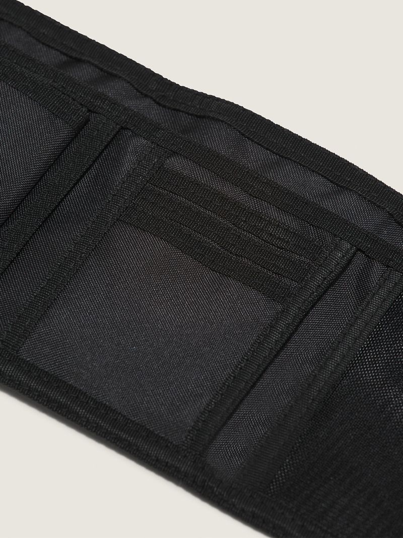 Billetera Slipped Black-White Check