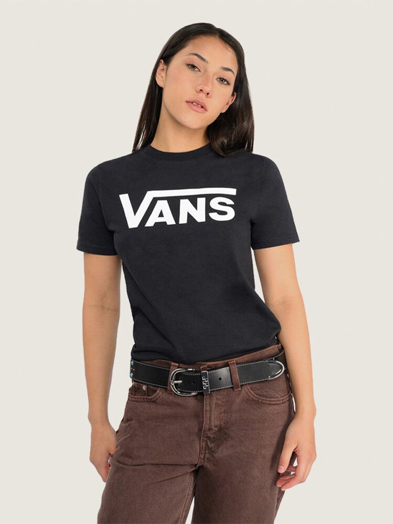 Polera de niño By Vans Classic Boys Black-White