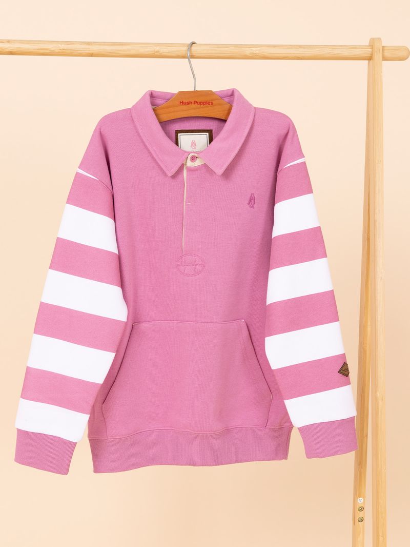 Polerón Niña Cleo Rosado