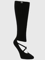 Calcetin Mujer Strap Grip Long Negro Bsoul