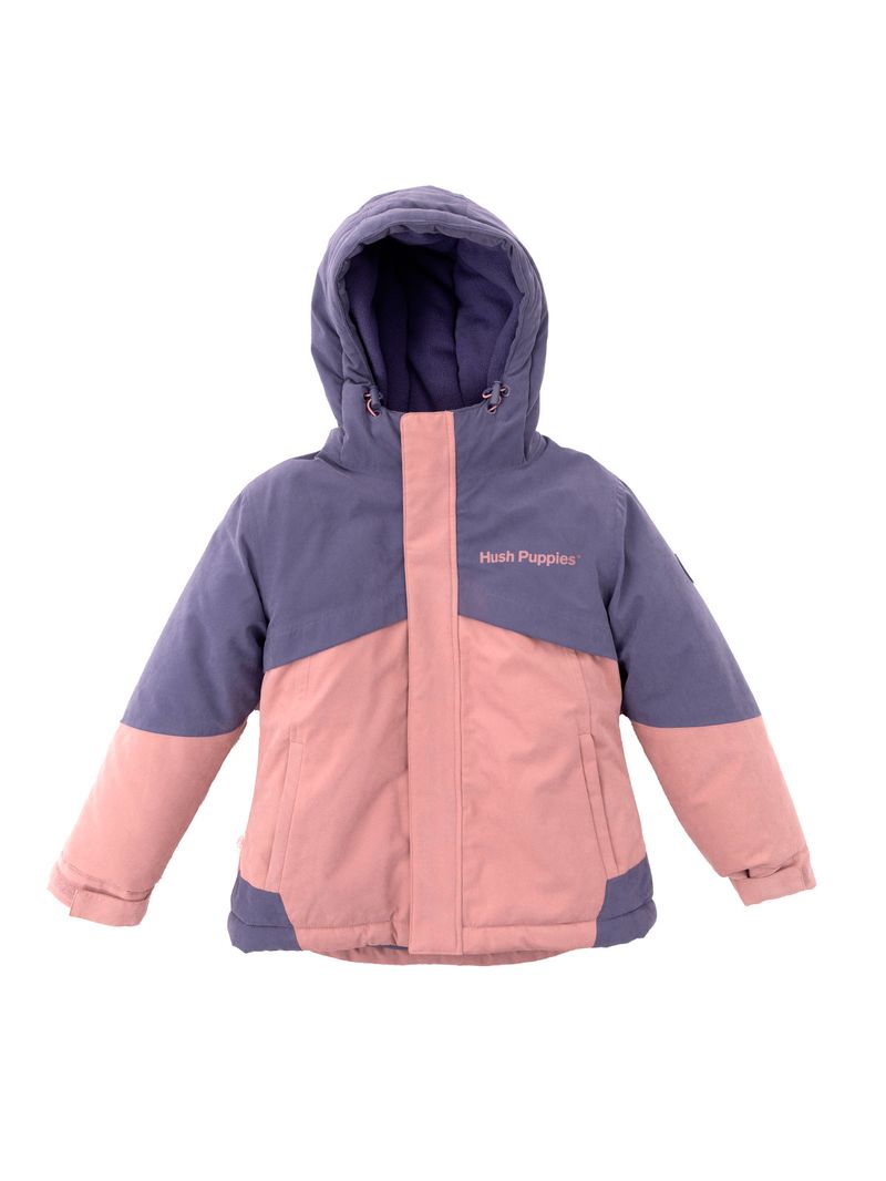 Parka Tres En Uno Waterproof Niña Optimus Rosado