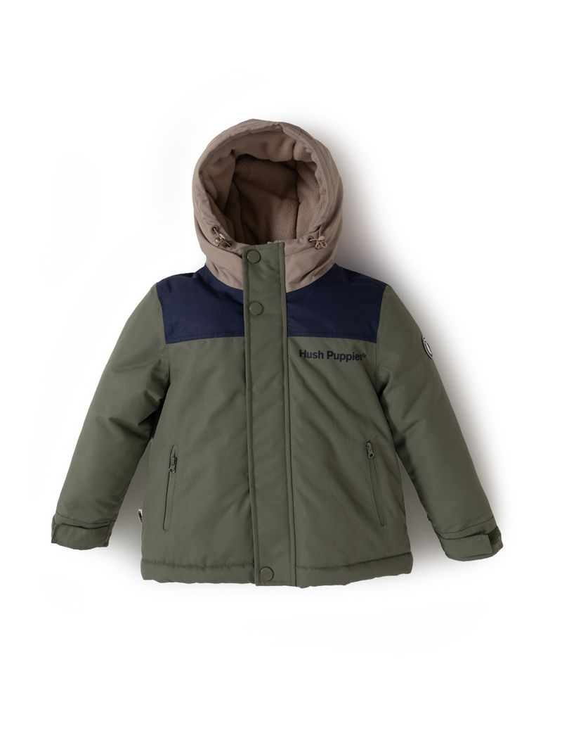 Parka Waterproof Niño Silvestre Verde