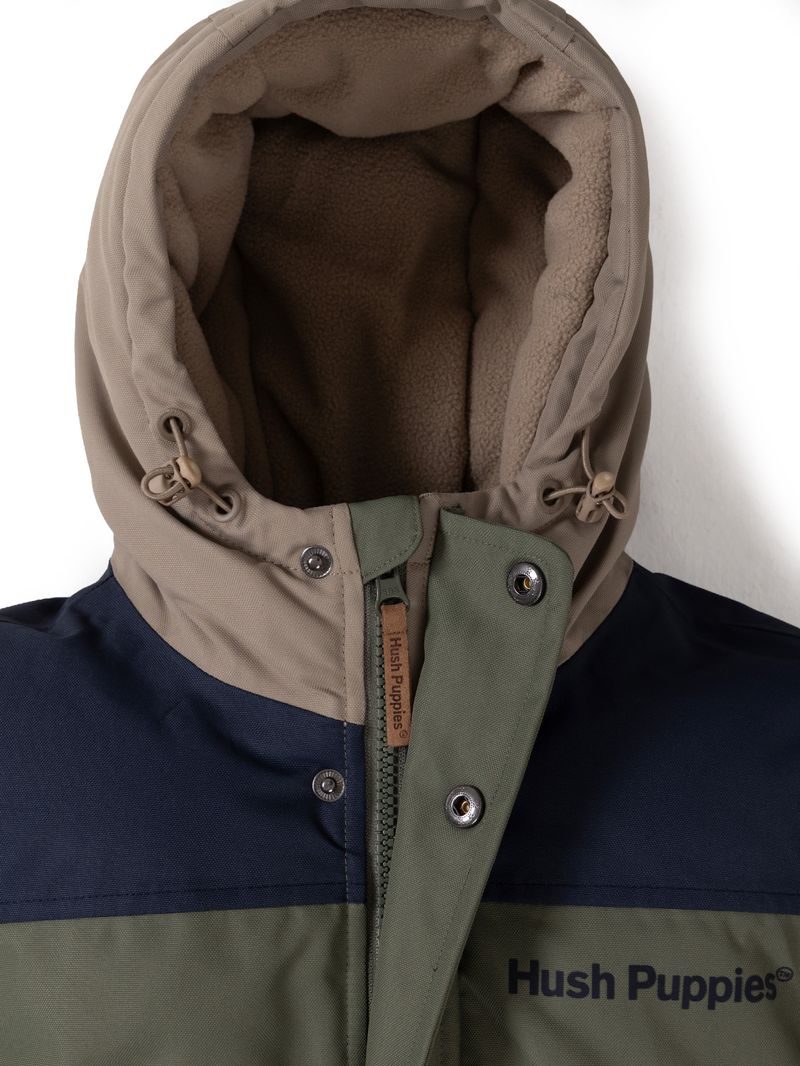 Parka Waterproof Niño Silvestre Verde