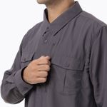 Camisa Manga Larga Hombre Kuskov Gris Merrell