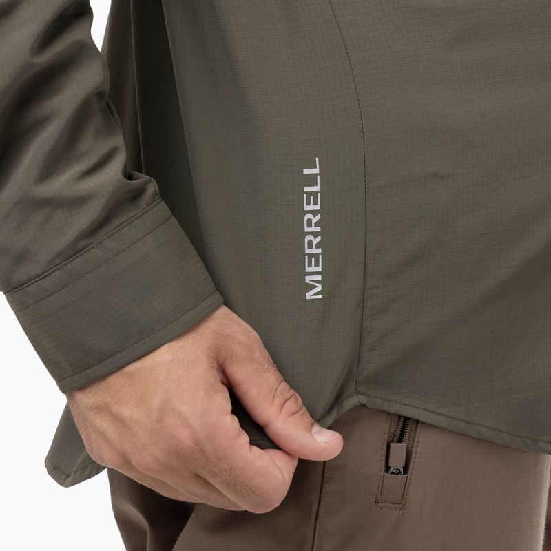 Camisa Manga Larga Hombre Kuskov Verde Merrell