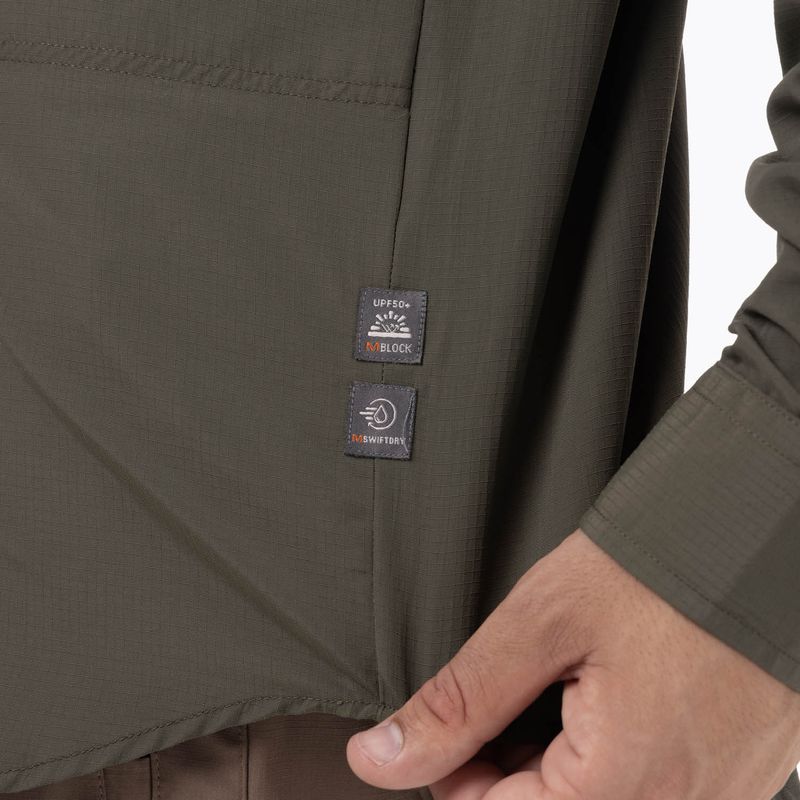 Camisa Manga Larga Hombre Kuskov Verde Merrell