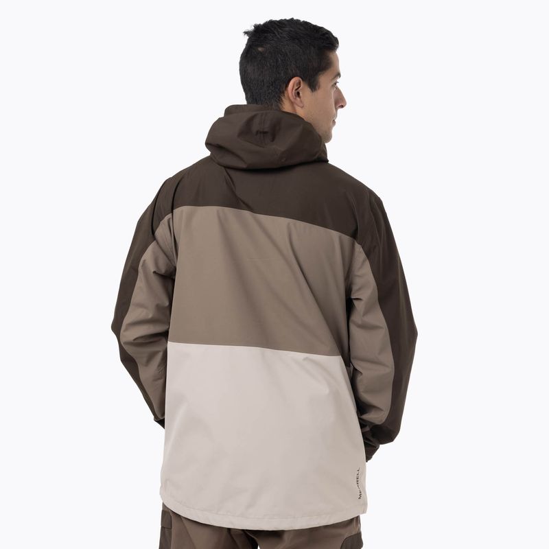 Impermeable Hombre Arkaon Hardshell Multicolor Café Merrell