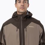 Impermeable Hombre Arkaon Hardshell Multicolor Café Merrell