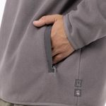 Polar Hombre Deches Snap Microfleece  Gris Oscuro Merrell