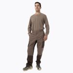 Pantalon Hombre Yoxis Technical With Pre-Shaped Knees Café Merrell